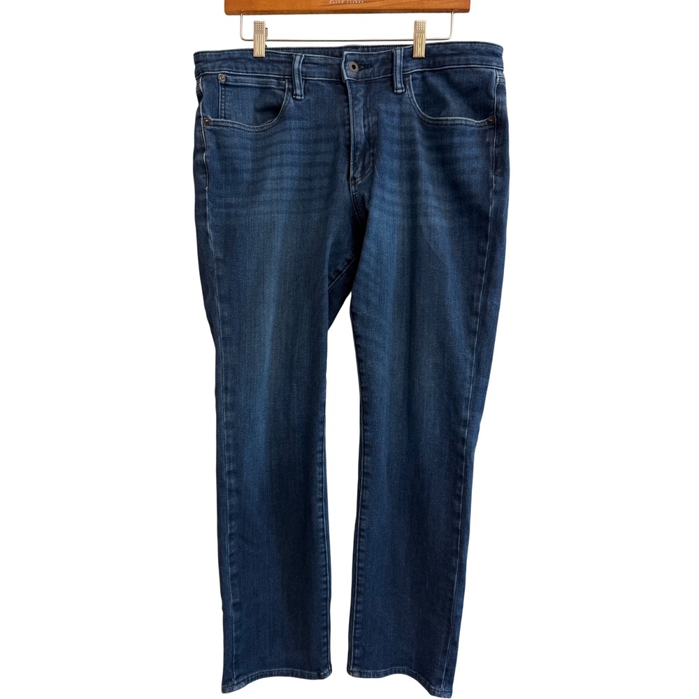 Bonobos Jeans Mens 34x32 Slim Blue Medium Dark Wash Straight Leg Casual Classic